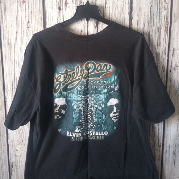 Steely Dan Rockabye Gollie Angel 2015 Concert Tour Graphic T-Shirt Size 3XL - Picture 4 of 5